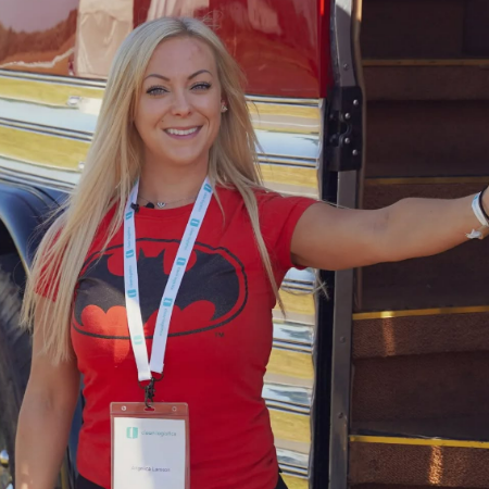 Angelica Larsson  has made a name for herself as an expert truck driver, influencer, and advocate for women in male-dominated industries. 